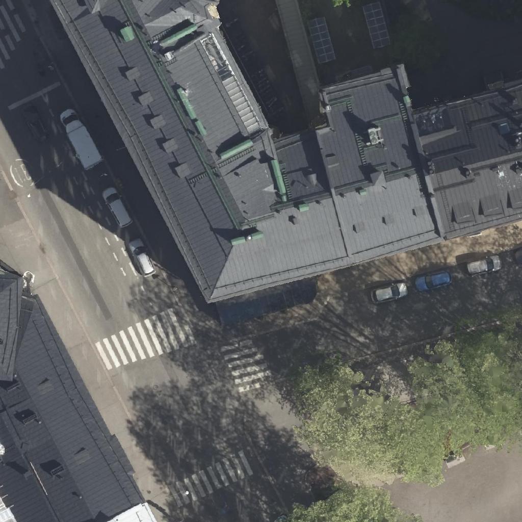 Ravintola Kuu: terassi ilmakuvassa, Helsinki