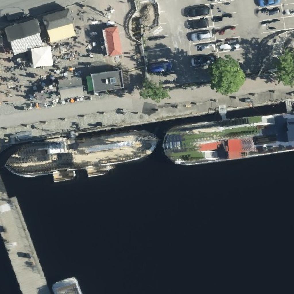 Laivaravintola Suvi: terassi ilmakuvassa, Tampere