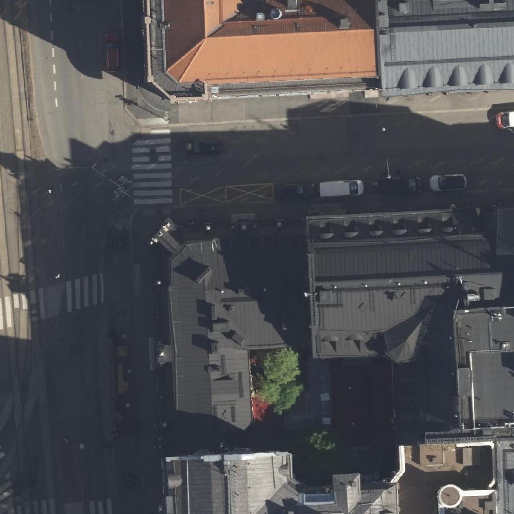 Ravintola Grotesk: terassi ilmakuvassa, Helsinki