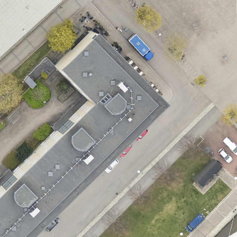 Manuela: terassi ilmakuvassa, Turku
