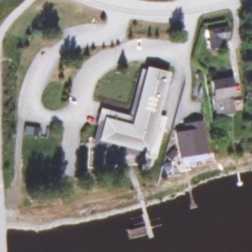 Rantakartano: terassi ilmakuvassa, Pori