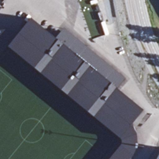 OmaSp-stadion: terrace seen from above, Seinäjoki